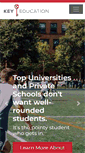 Mobile Screenshot of keyadmissions.com